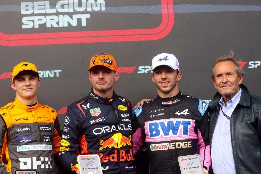 Verstappen ganó la prueba sprint del Gran Premio de Bélgica