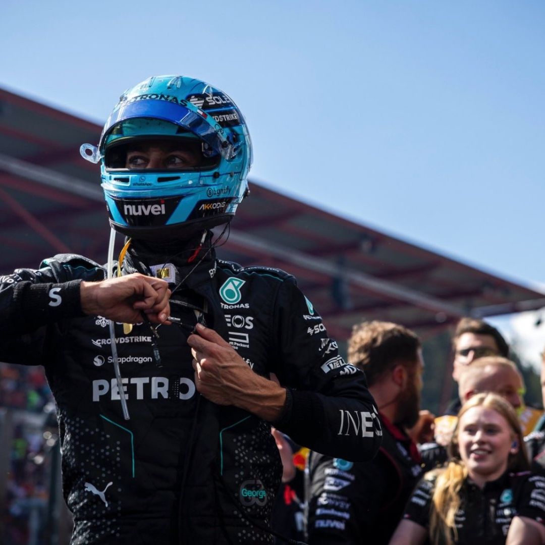 Russell, Descalificado del GP de Bélgica de la F1: Hamilton Gana