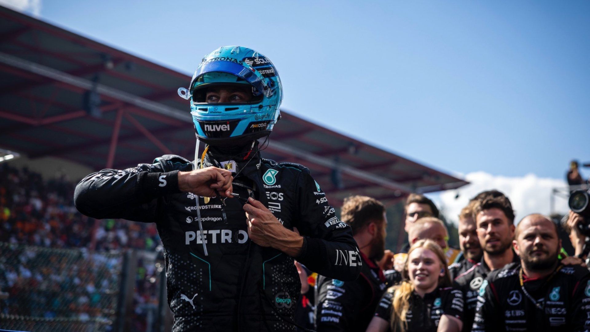 Russell, Descalificado del GP de Bélgica de la F1: Hamilton Gana