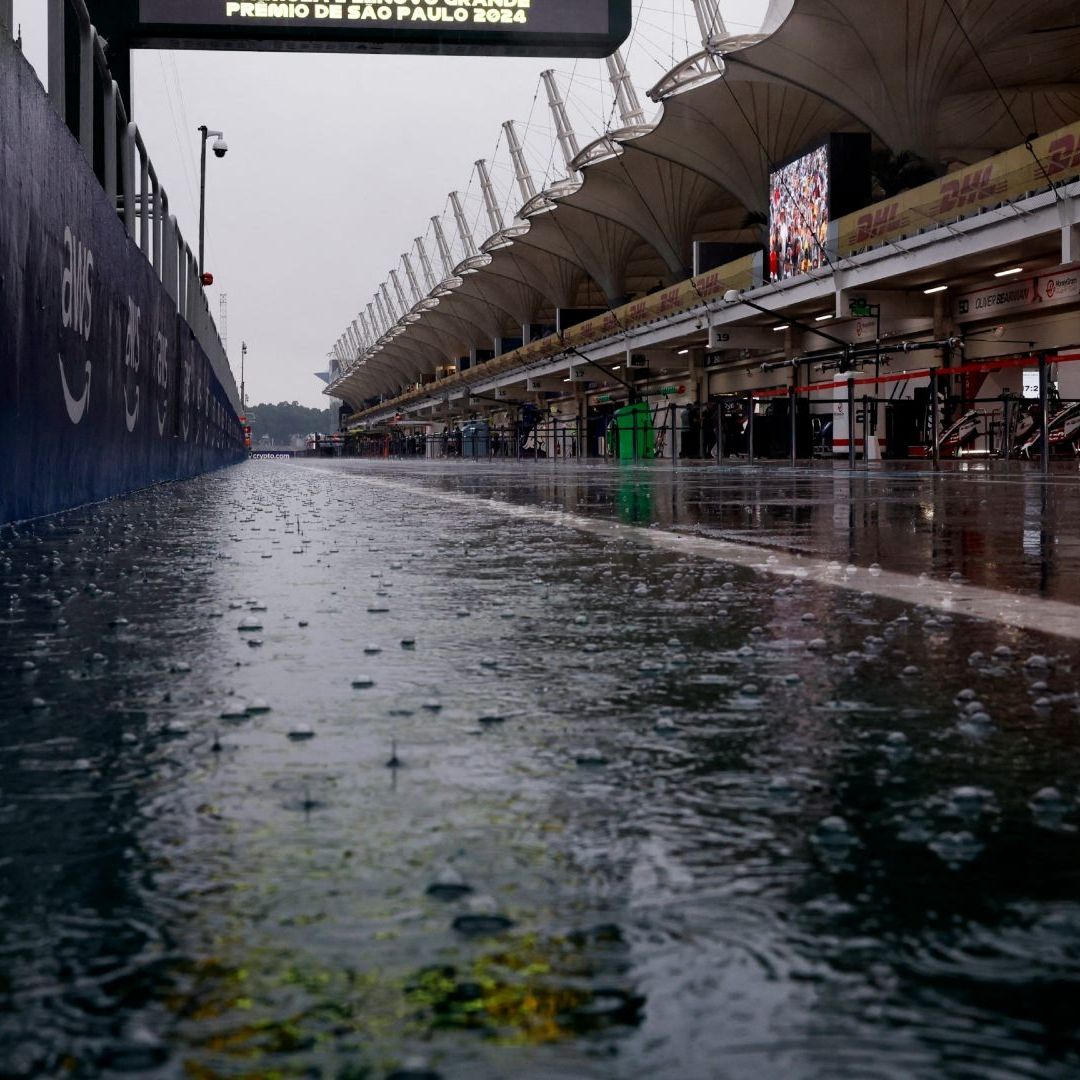 Lluvia afecta clasificación del Gran Premio de Brasil