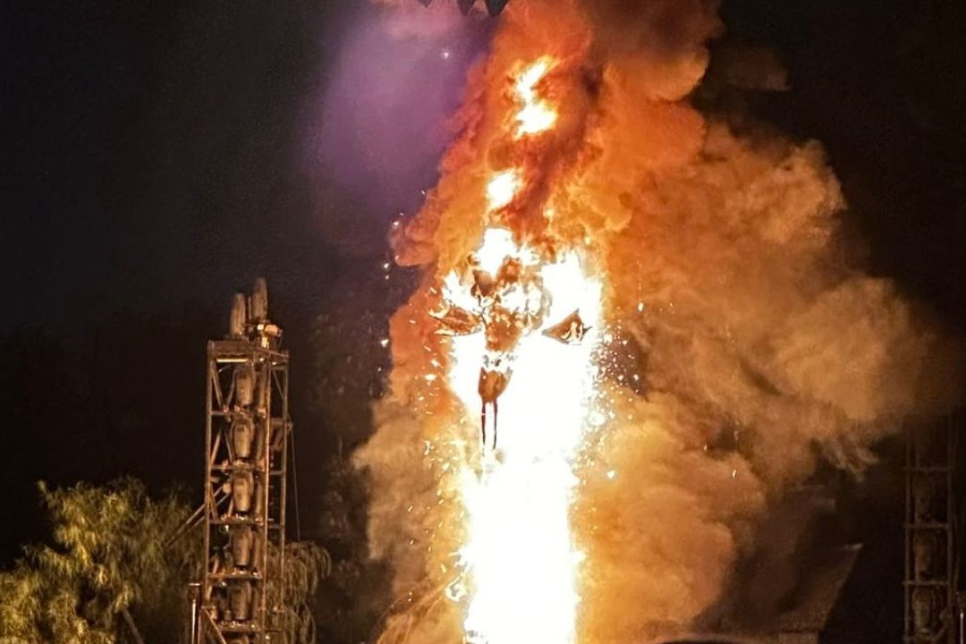 Incendio en el Parque Disneyland en California