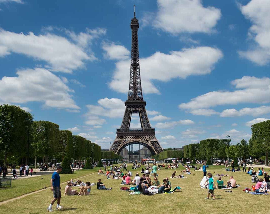 El Campo de Marte es un lugar para relajarse