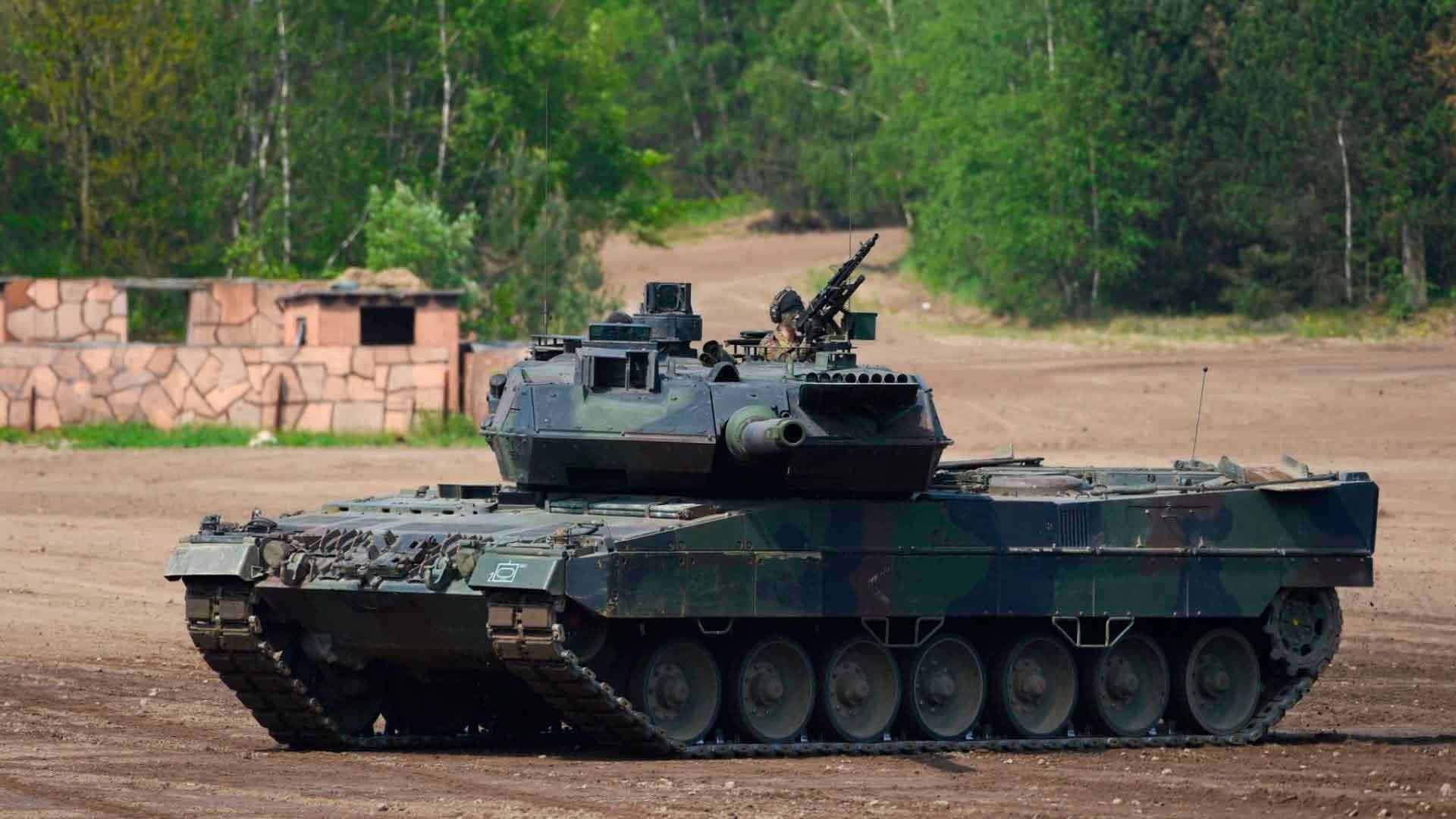 Tanque Leopard en Alemania, en 2019