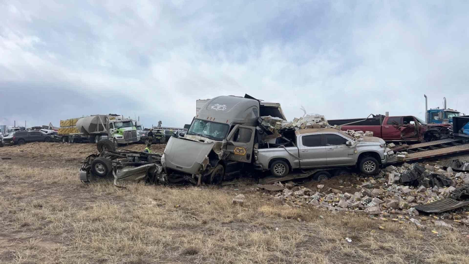 Carambola de Más de 30 Vehículos en Colorado. Foto: AP