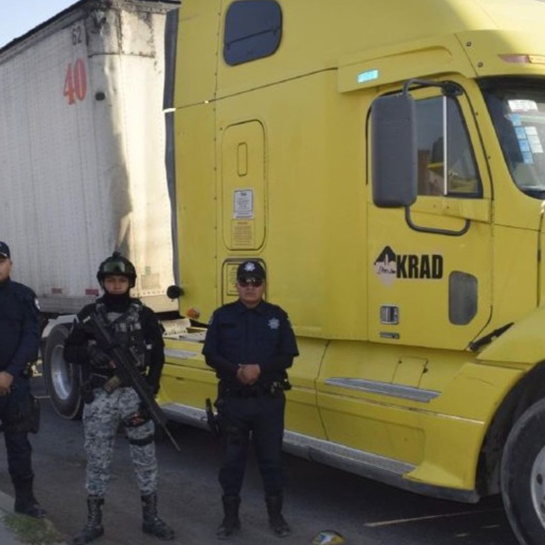 Tráiler Recuperado San Pedro Cholula Robado San Martín Texmelucan Puebla