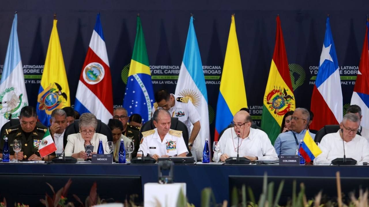 Los gobiernos de México y Colombia pidieron unificar la voz en Latam para combatir las drogas y el narcotráfico en la región
