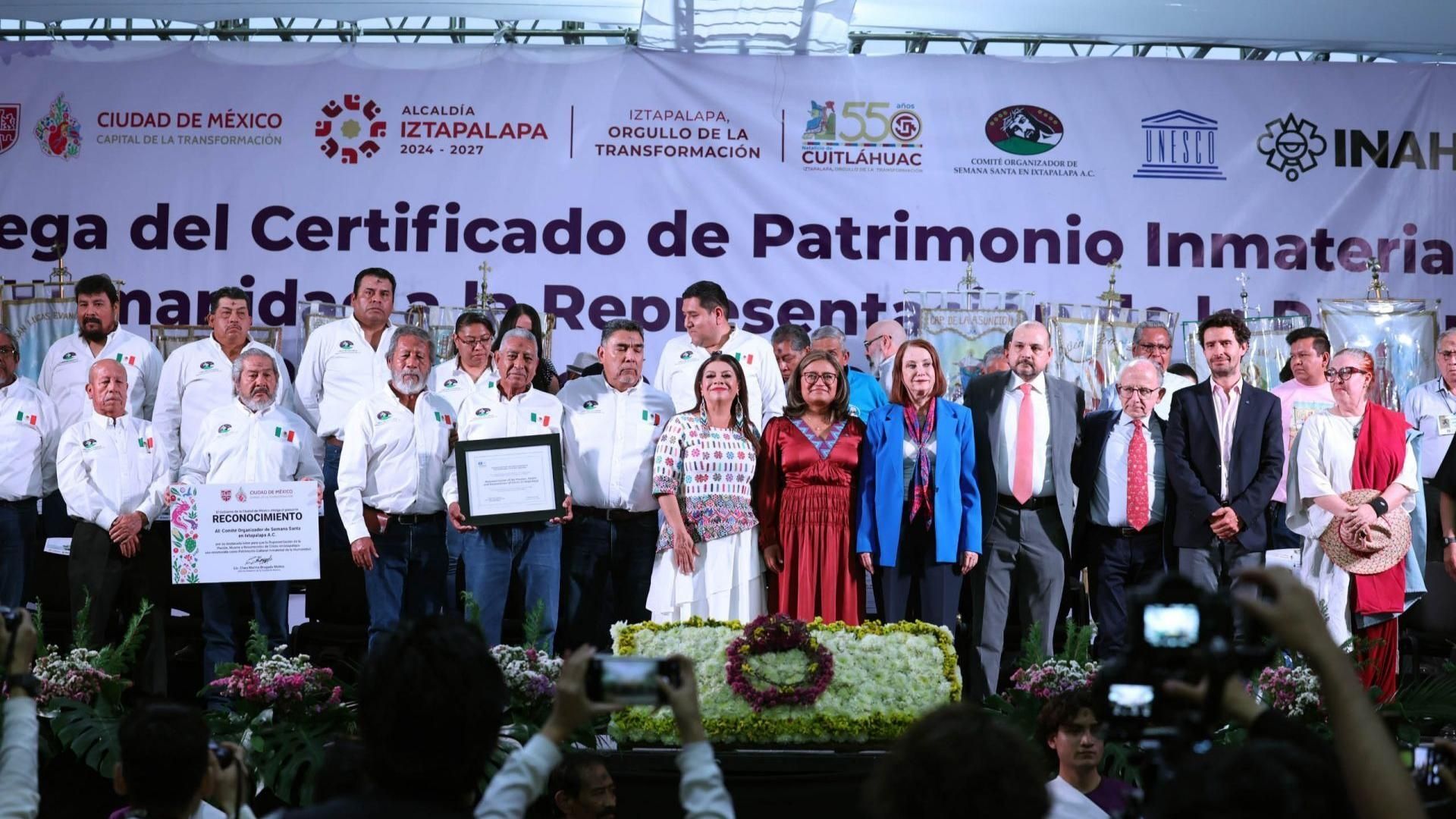 Pasión de Cristo en Iztapalapa Recibe Certificado de Patrimonio Cultural de la Humanidad, Unesco