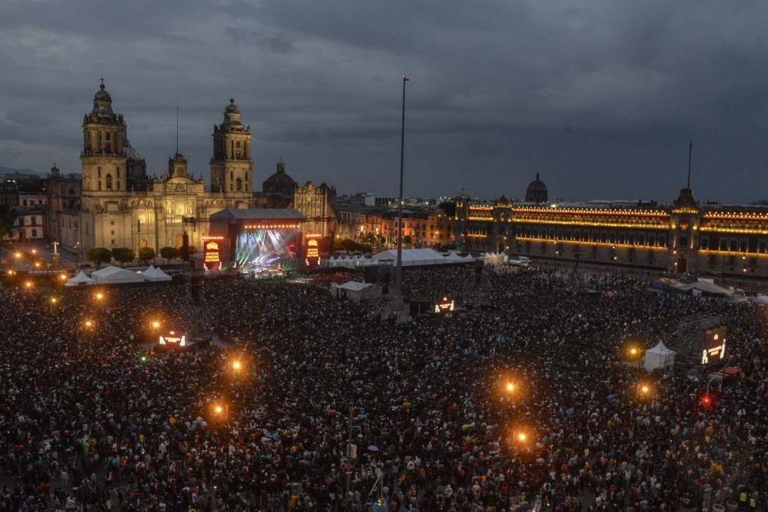 Zócalo de la CDMX; Con la Música en las Venas con Eventos y Conciertos