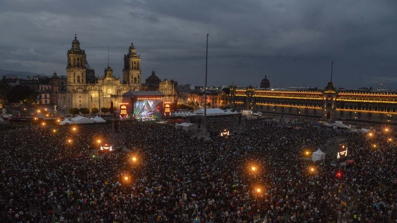Zócalo de la CDMX; Con la Música en las Venas con Eventos y Conciertos
