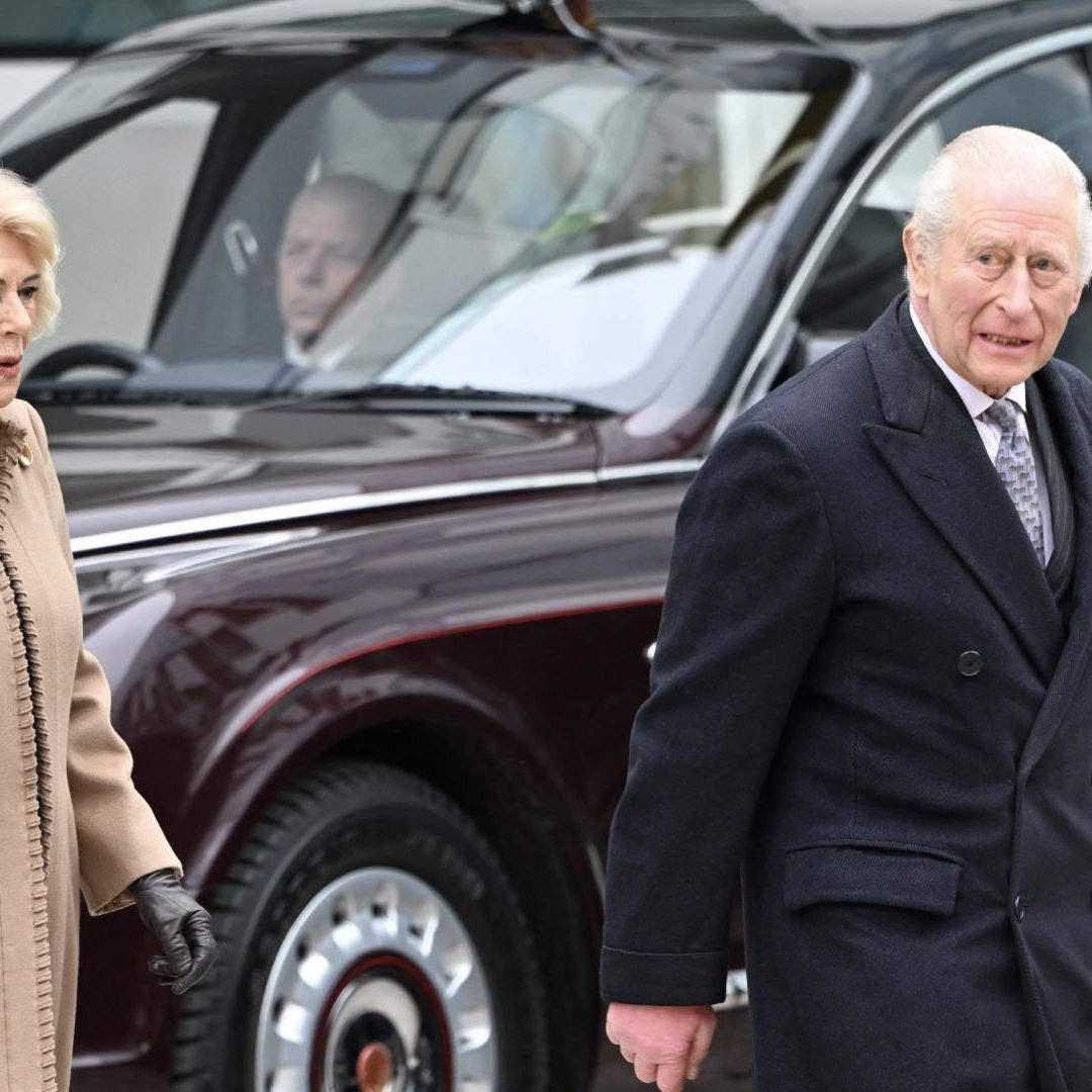 El rey Carlos III y su esposa Camila