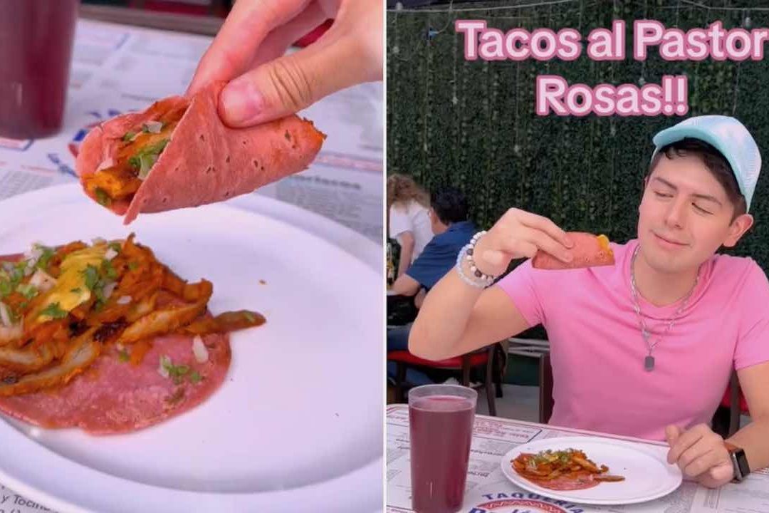 Crean los Tacos al Pastor de Barbie con Tortilla Rosa en CDMX