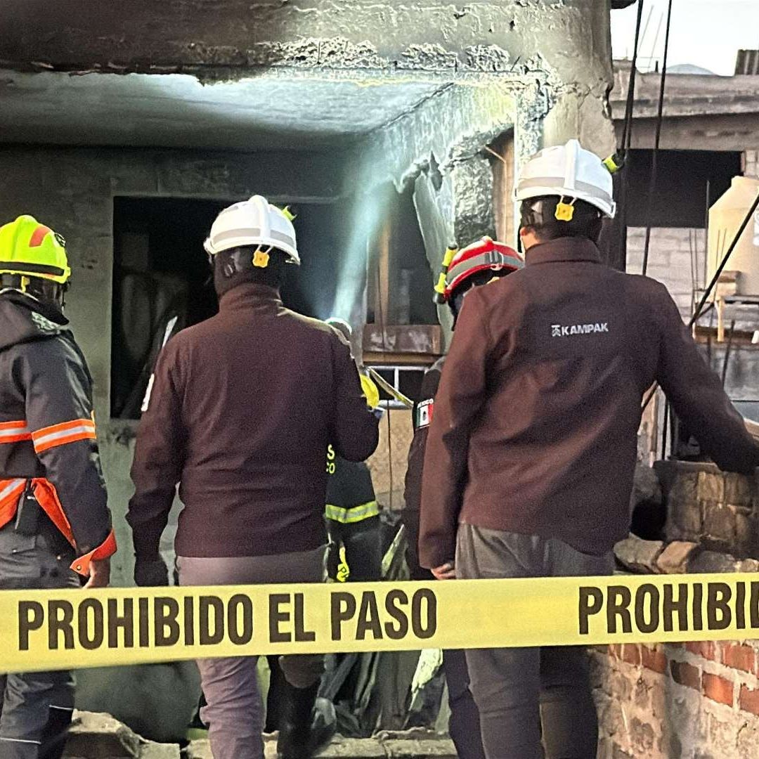 Así quedó la zona por explosión por acumulación de gas, en Tlalpan