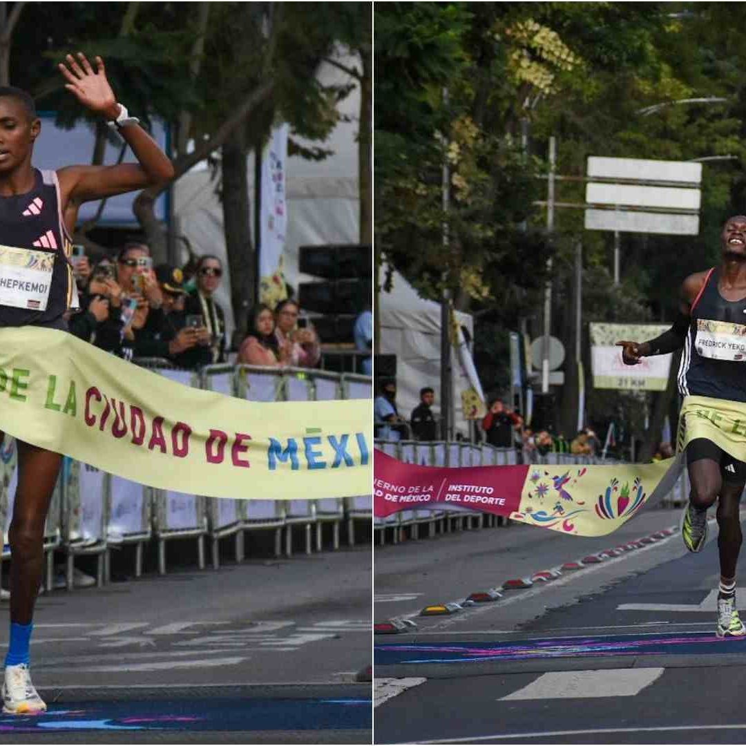 Kenianos se llevan el Medio Maratón de la CDMX 2024