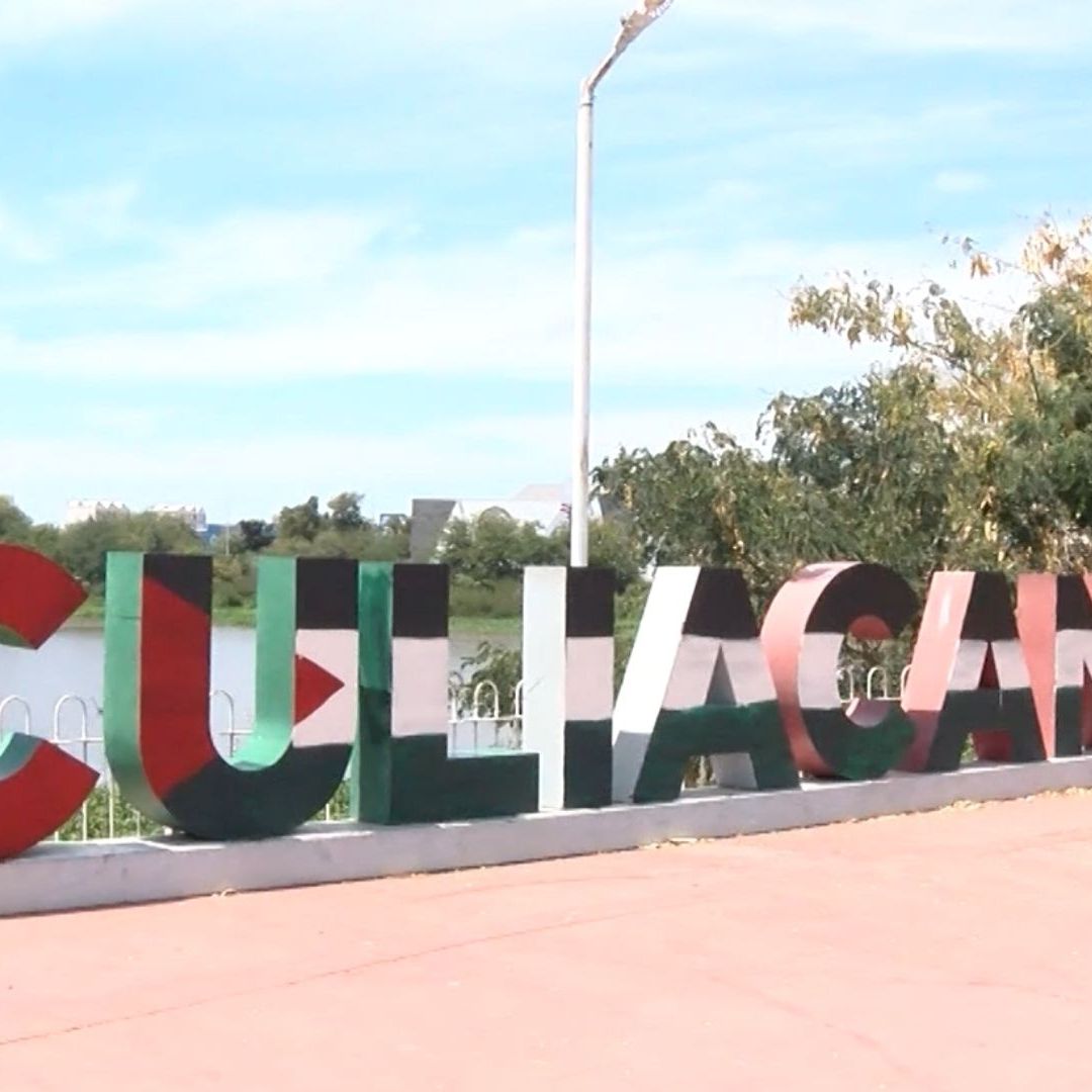 Pintan Letras de Culiacán en Apoyo a Palestina