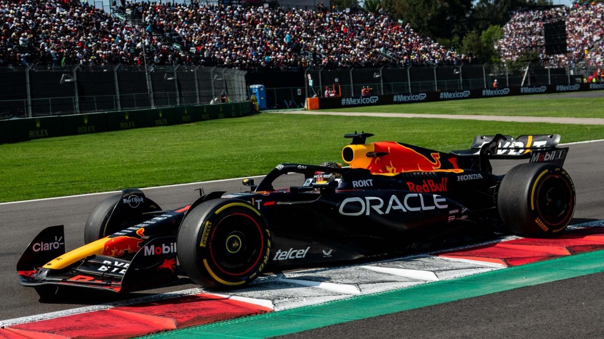 El piloto holandés Max Verstappen durante el Gran Premio de México 2023