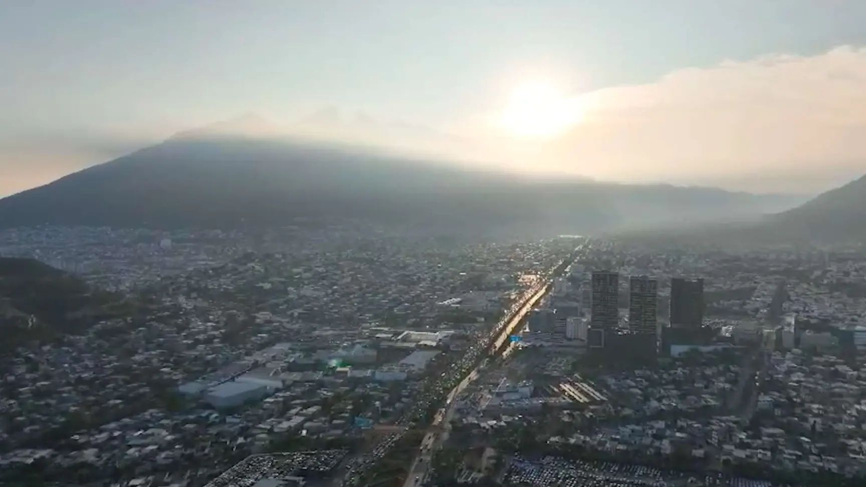 Amanecer en Monterrey
