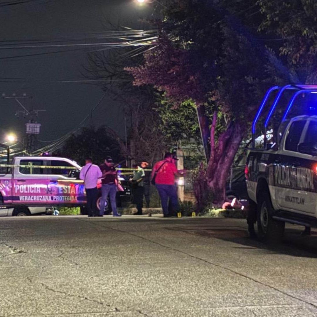 movilización por ataque armado en la colonia Santa Clara en el sur de Veracruz.