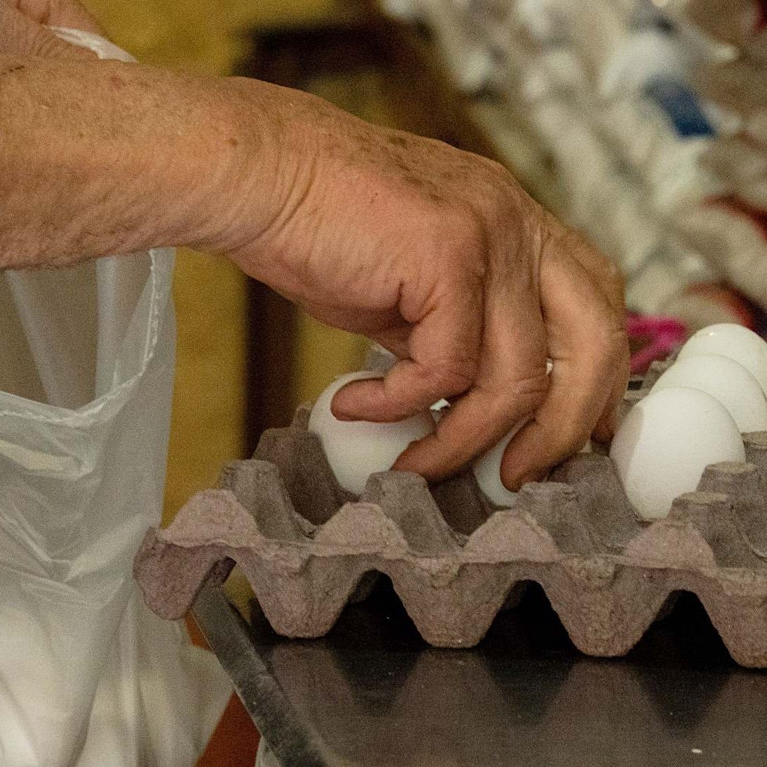 Venta de huevo en mercados de la Ciudad de México