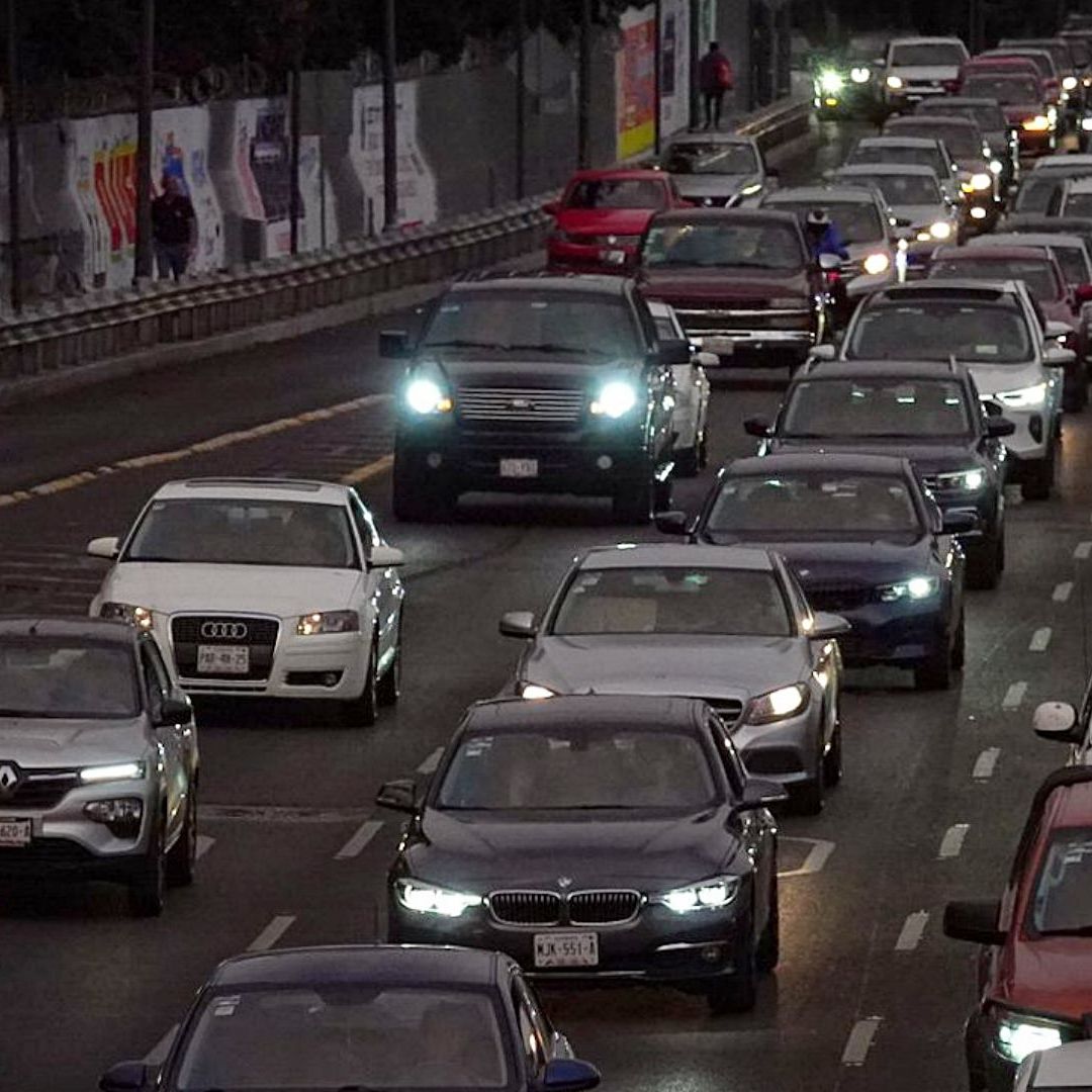 Circulación vial en la Ciudad de México en febrero 2025