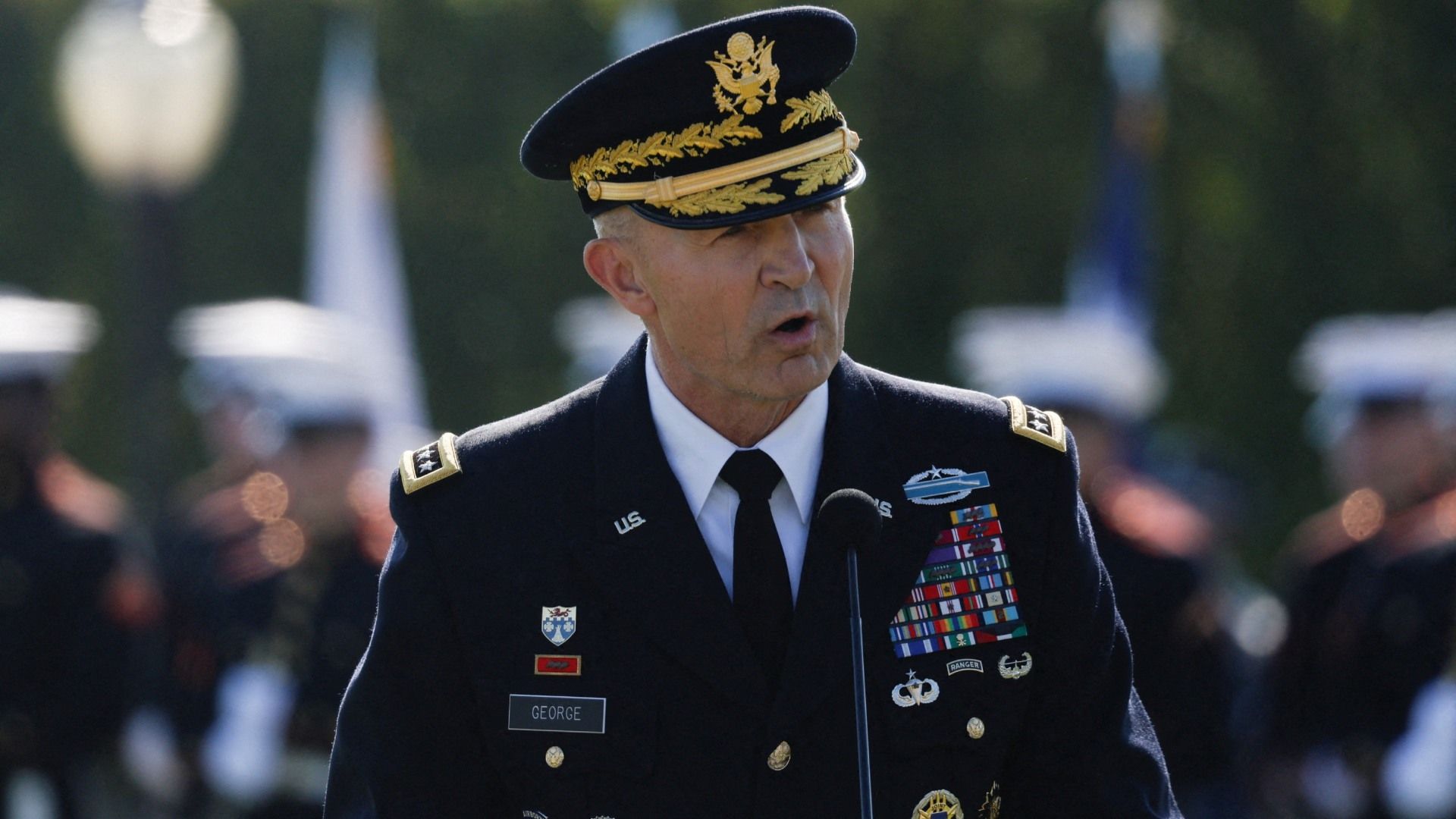 Randy George era jefe del Estado Mayor desde agosto de 2023. Foto: Reuters