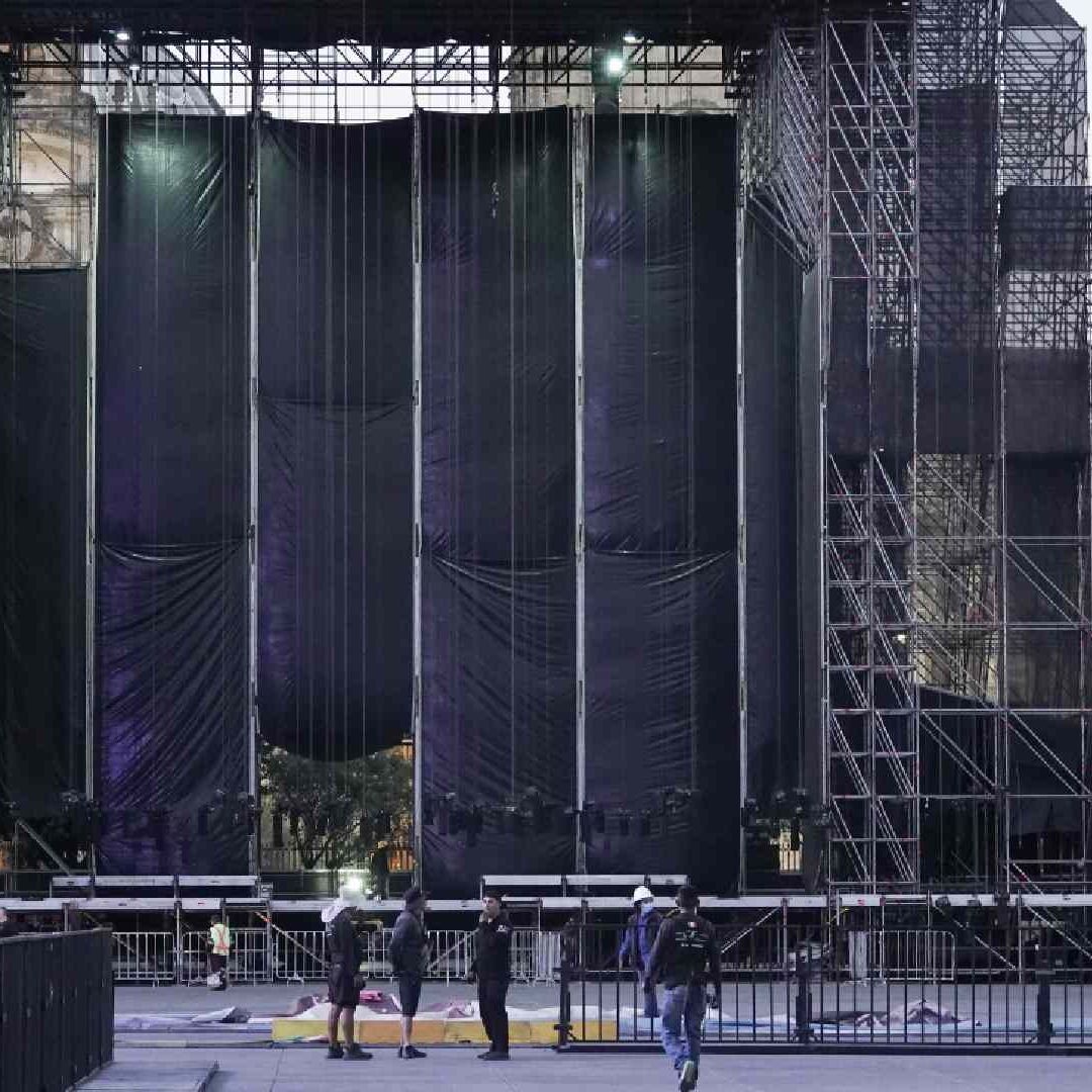 Escenario en donde se presentará Shakira. Foto: Cuartoscuro