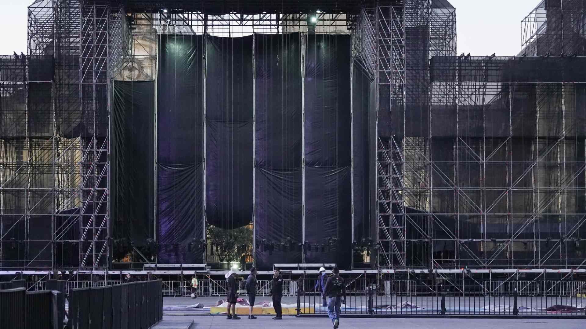 Escenario en donde se presentará Shakira. Foto: Cuartoscuro
