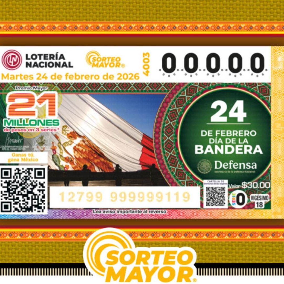 Resultados Lotería Nacional 24 de Febrero 2026: Ganadores del Sorteo Mayor 4003