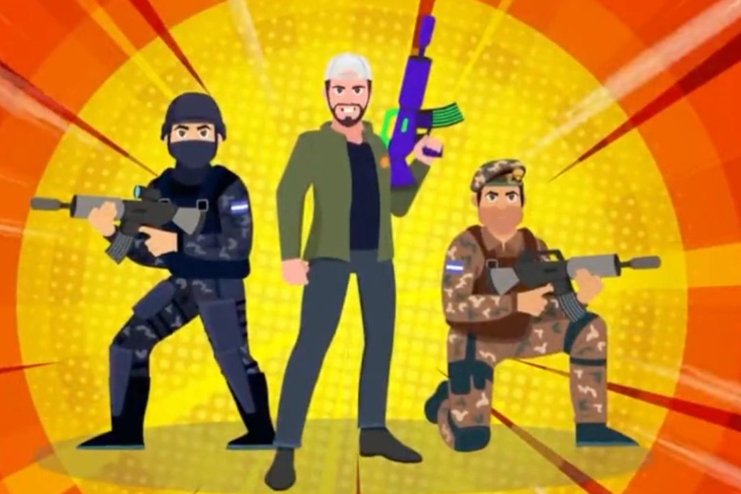 Lanzan en El Salvador videojuego en el que Bukele persigue a pandilleros