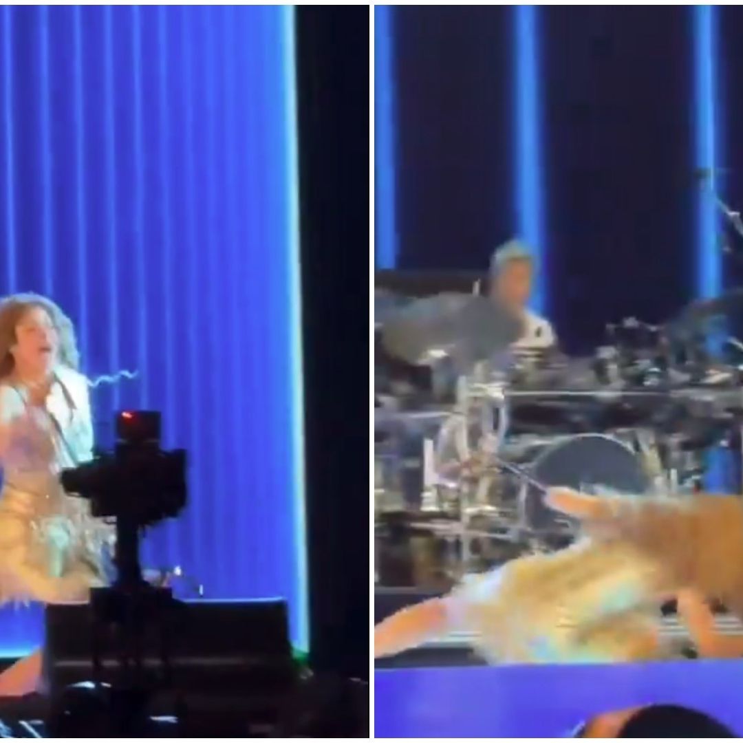 Así due la caída de Sahkira durante concierto en El Salvador