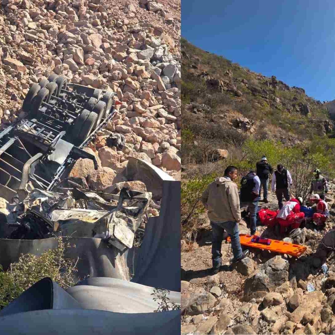 Conductor Sobrevive a Caída de un Puente en SLP