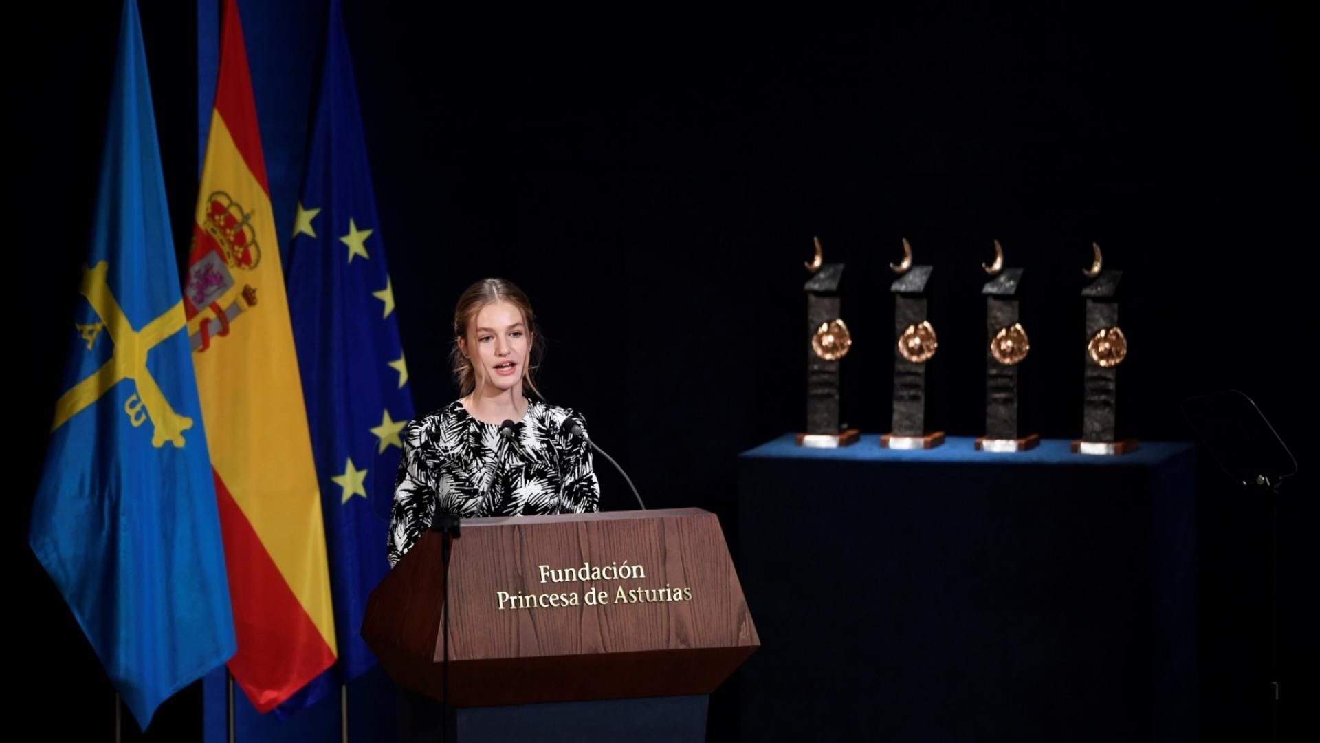 La princesa Leonor de España durante un evento en 2022