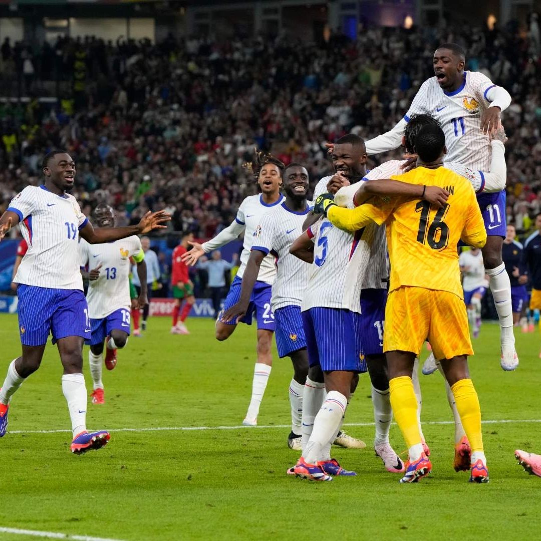 Francia se impuso a Portugal en un partido muy disputado. Foto AP