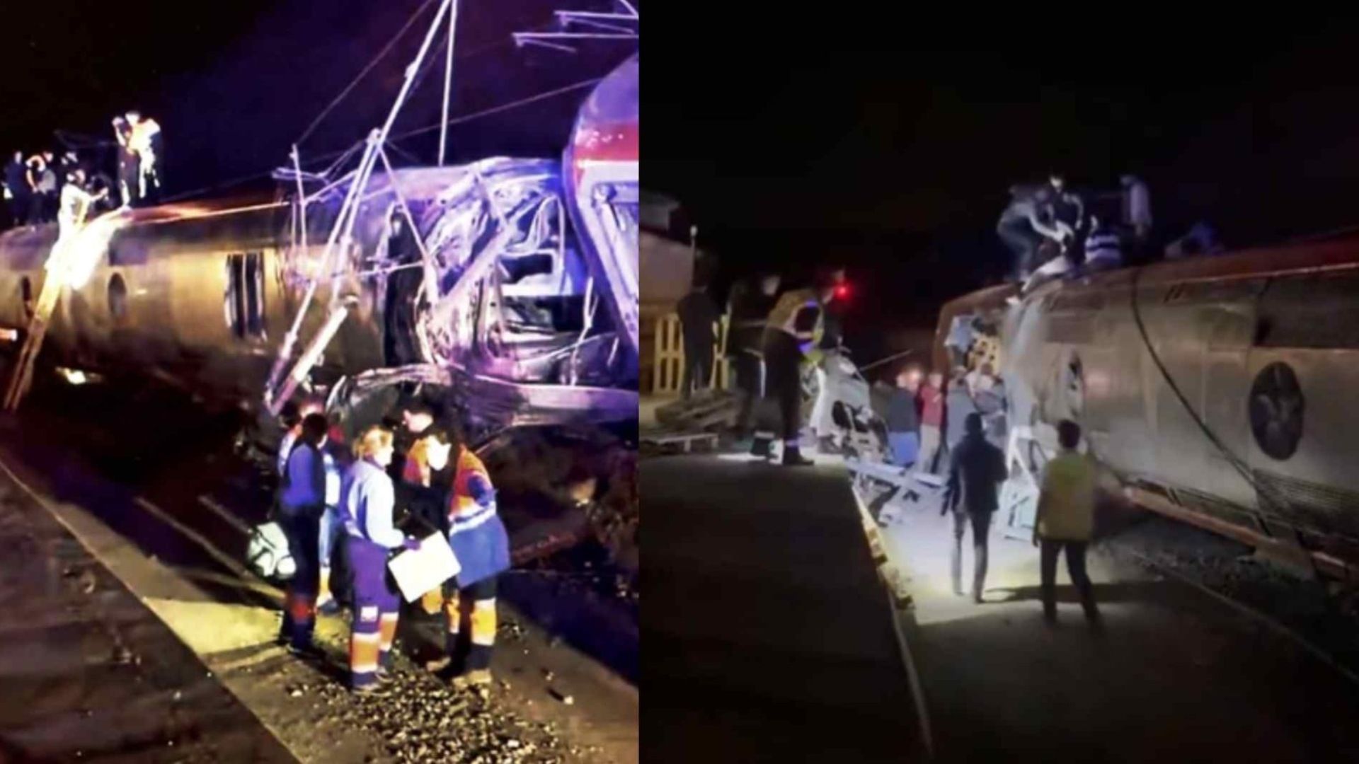 El descarrilamiento dejó varios muertos y heridos.