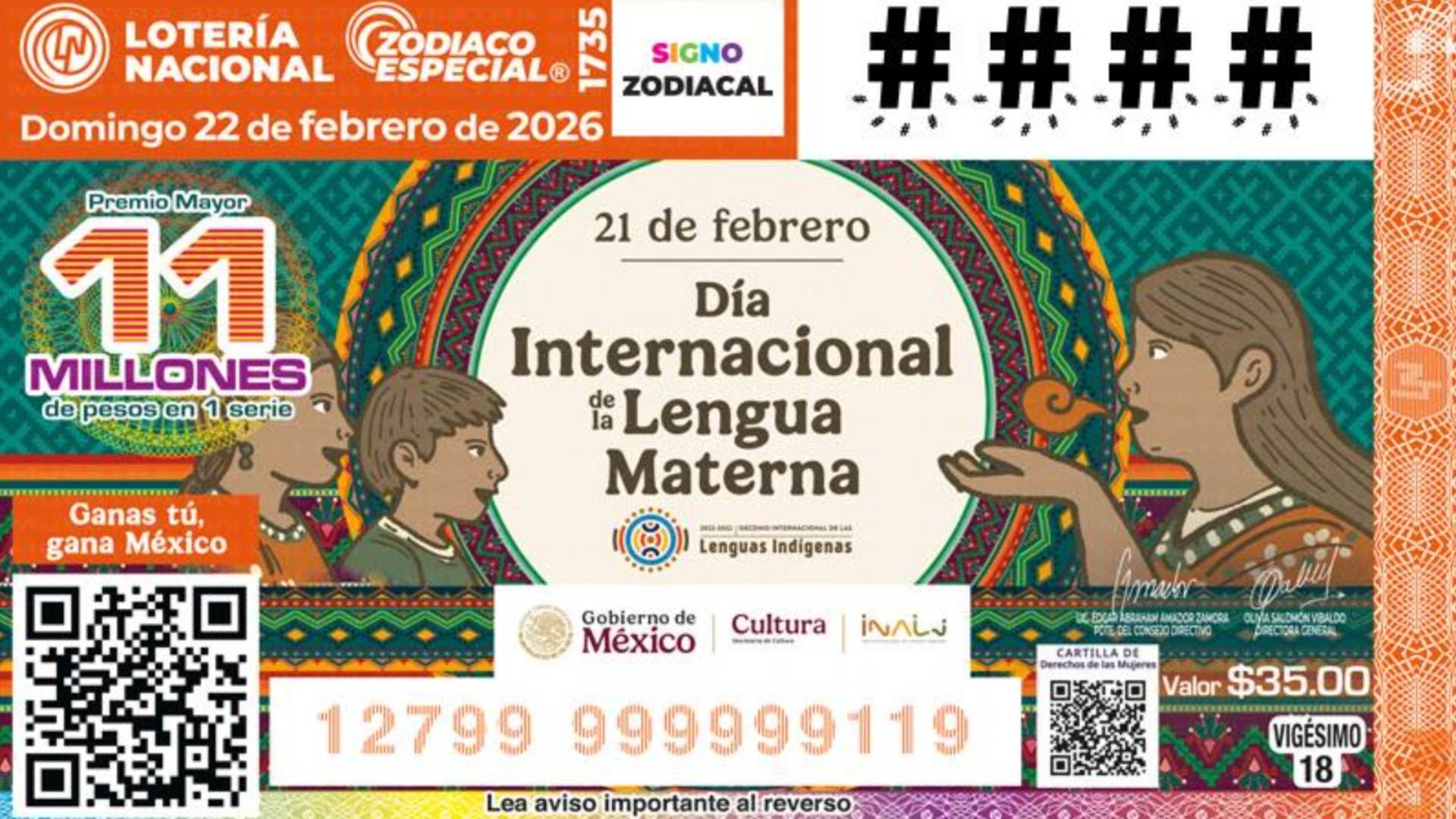 Ganadores Lotería Nacional Hoy 25 de Febrero 2026: Resultados Sorteo Mayor 1735