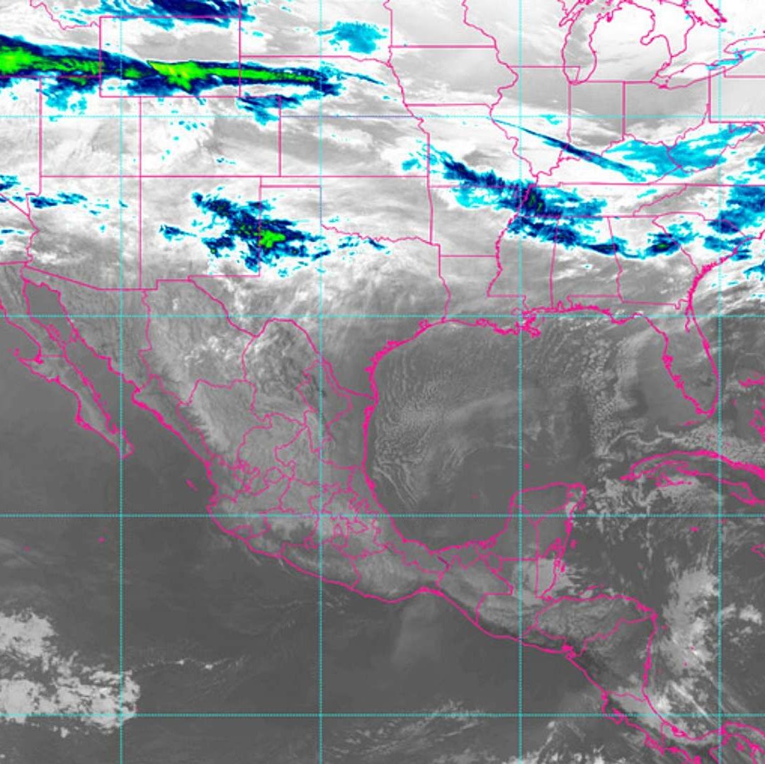 Imagen de satélite de la República Mexicana este 25 de febrero 2026. Foto: SMN