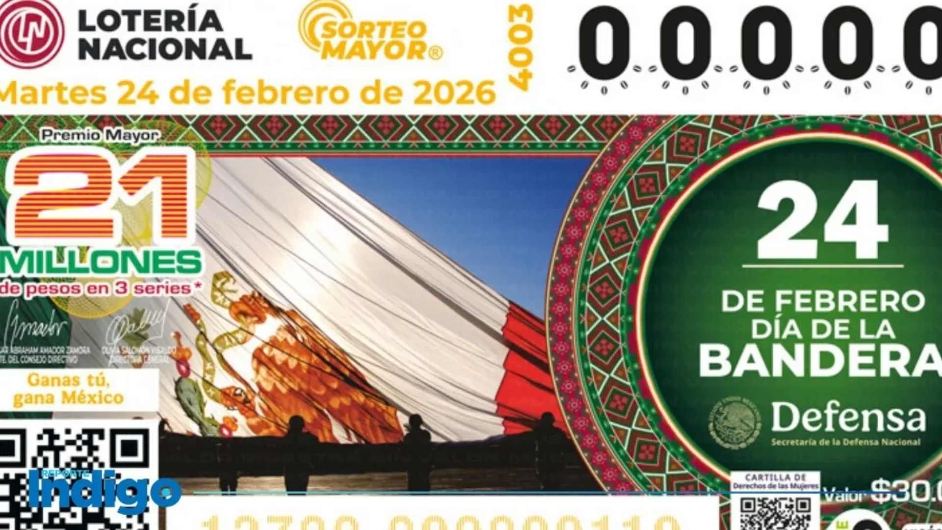 Boleto Lotería Nacional