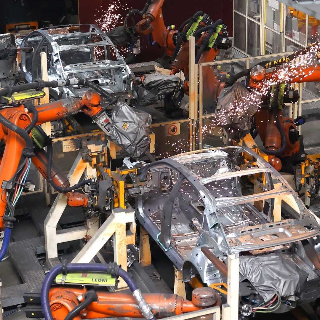 Fábrica de autos en Shandong, China