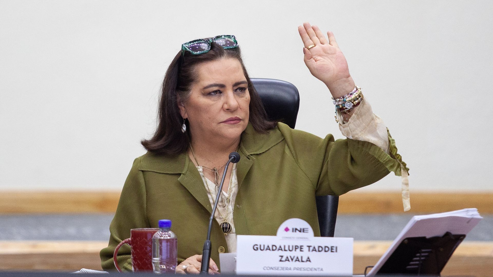 Guadalupe Taddei, presidenta consejera del INE.