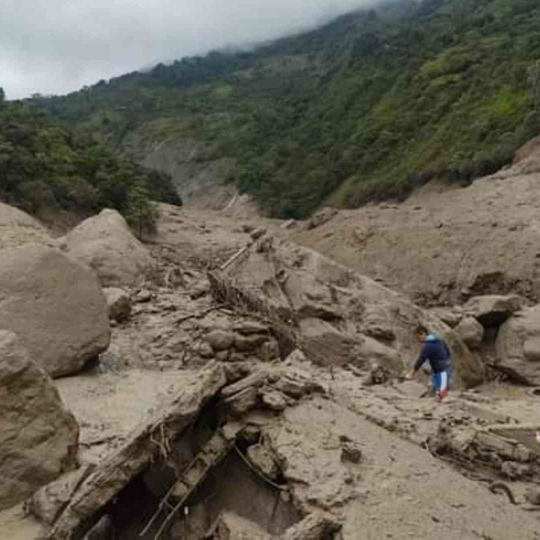 Un alud en Colombia deja varios muertos, desaparecidos y casas destruidas