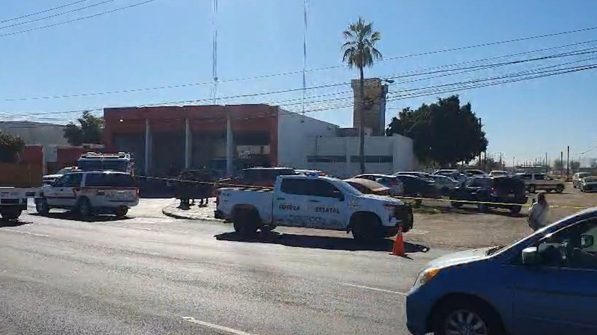 Movilización por Presunto Artefacto Explosivo en Estación Central de Bomberos en Mexicali