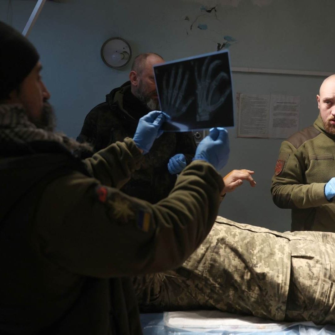 Hospital de estabilización frente a la región de Donetsk