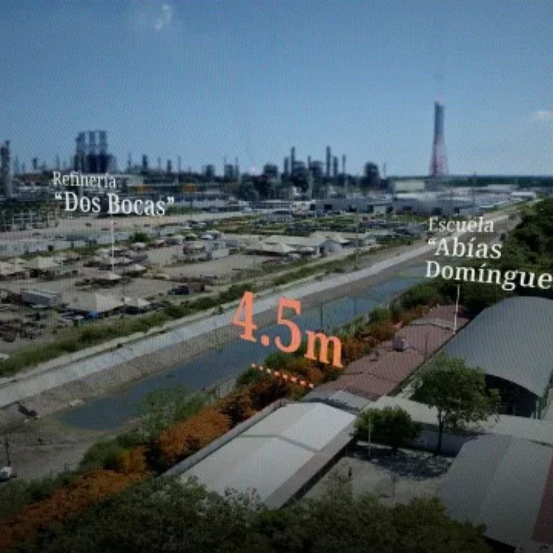 Escuelas Cercanas a Refinería Dos Bocas No se Reubicarán: "Tenemos que Aprender a Convivir"