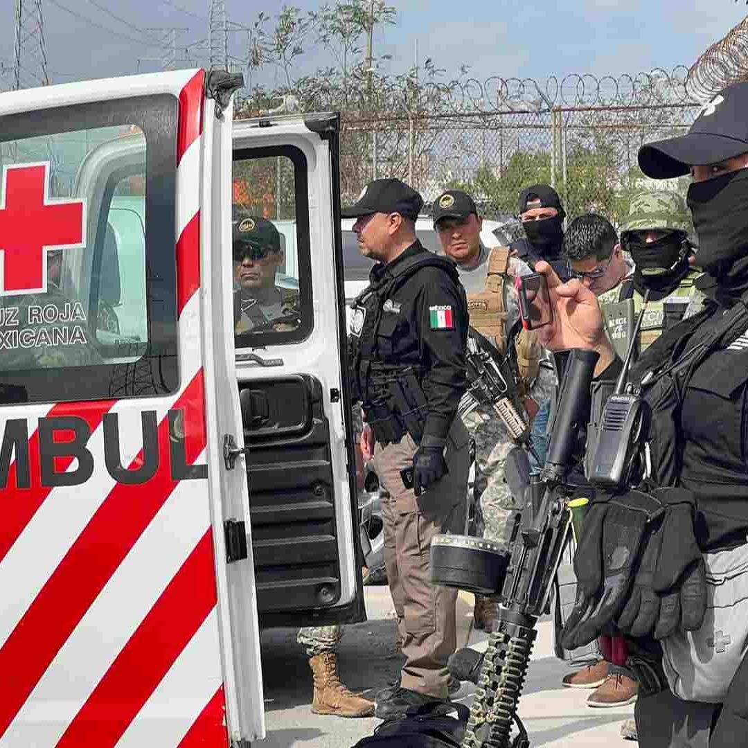 Operativo de seguridad en Matamoros
