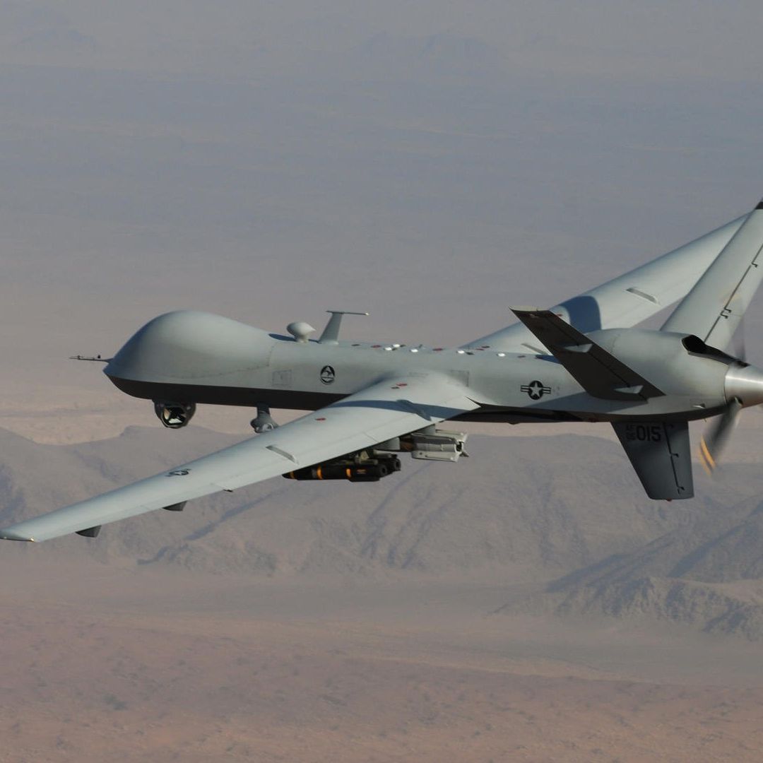 Una imagen del dron MQ-9 cedida por las Fuerzas Armadas de Estados Unidos