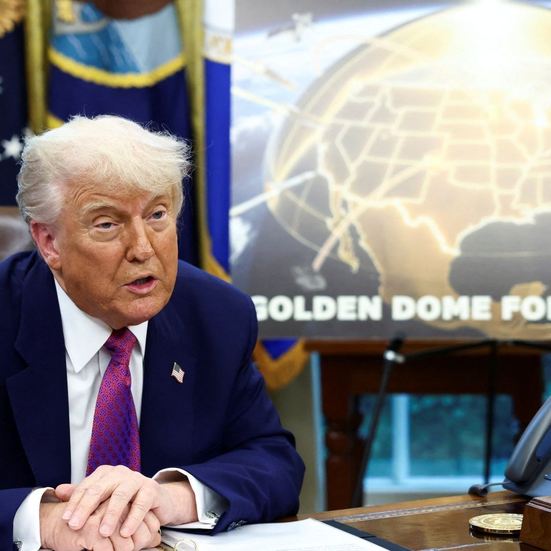 Trump presenta el proyecto de la cúpula durada