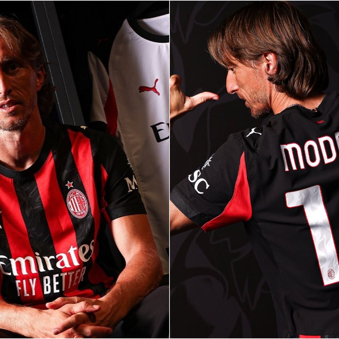 Luka Modric fue presentado hoy como fichaje de lujo del AC Milán.