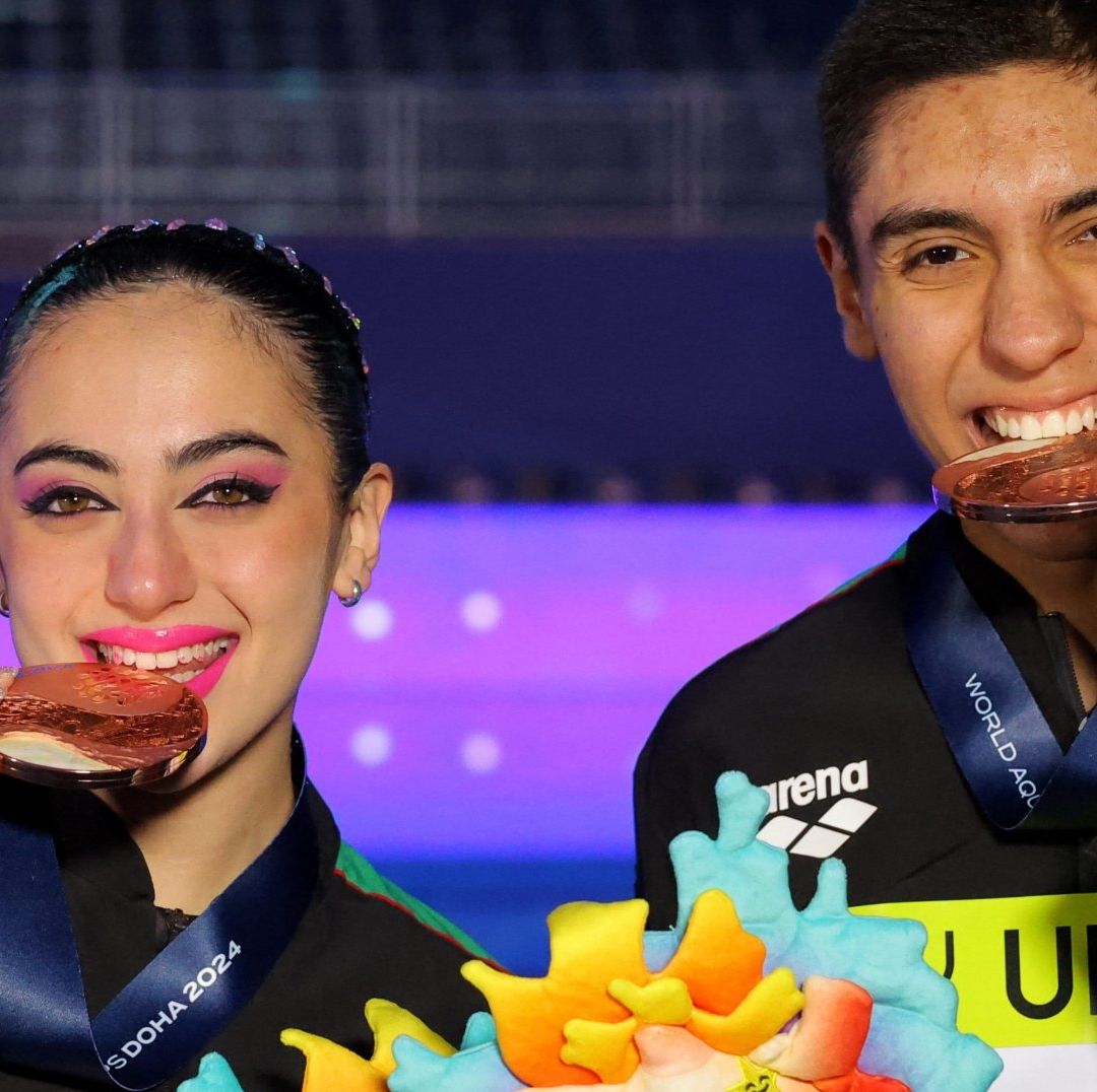 Pareja Mexicana Consigue Nuevo Bronce en Mundial de Natación en Doha