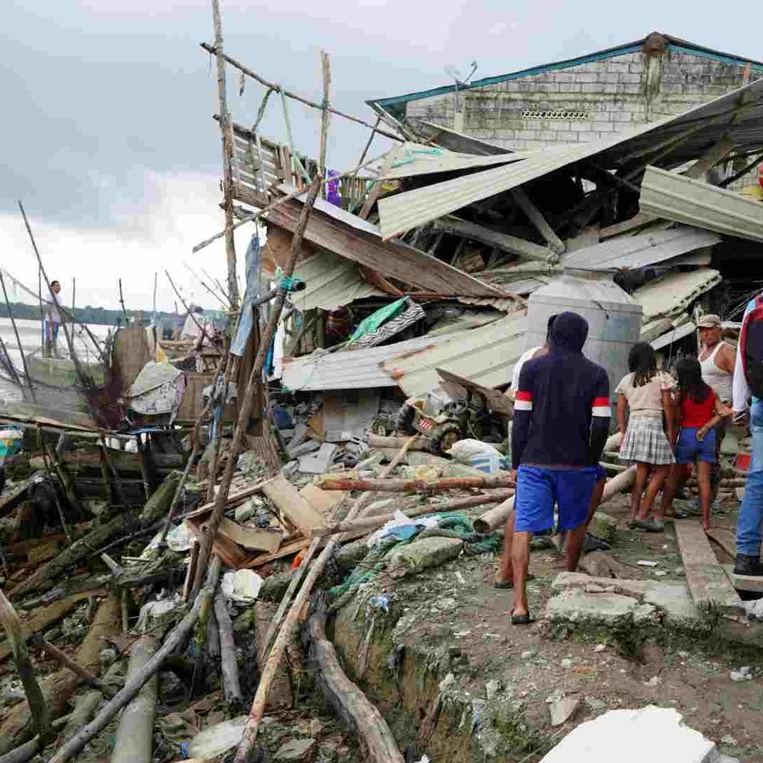 Daños por sismo en Ecuador