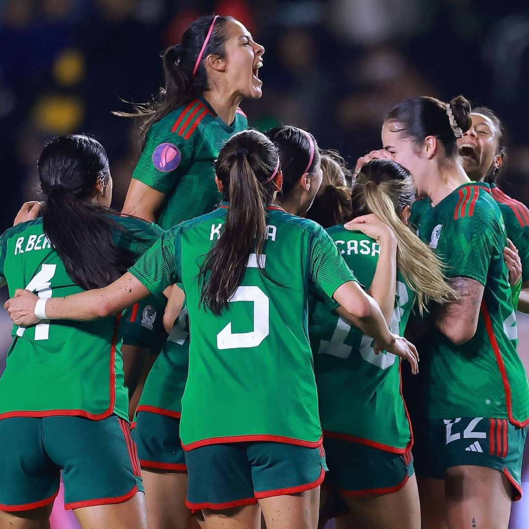 Las mexicanas fueron muy superiores a las favoritas de EUA. Foto: @Miseleccionfem