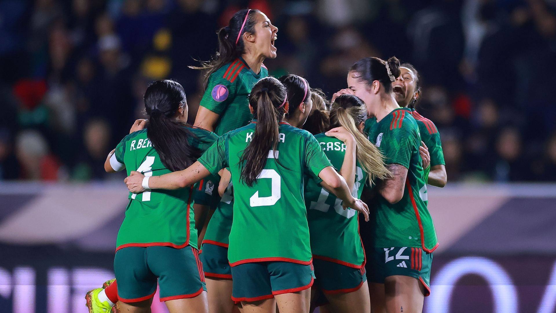 Las mexicanas fueron muy superiores a las favoritas de EUA. Foto: @Miseleccionfem